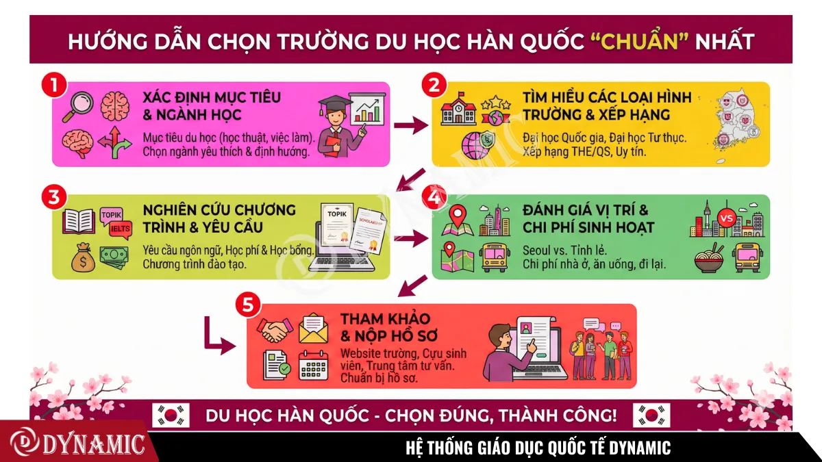 Hướng Dẫn Chi Tiết Chọn Trường Đại Học Hàn Quốc Phù Hợp Cho Du Học Sinh Việt Nam