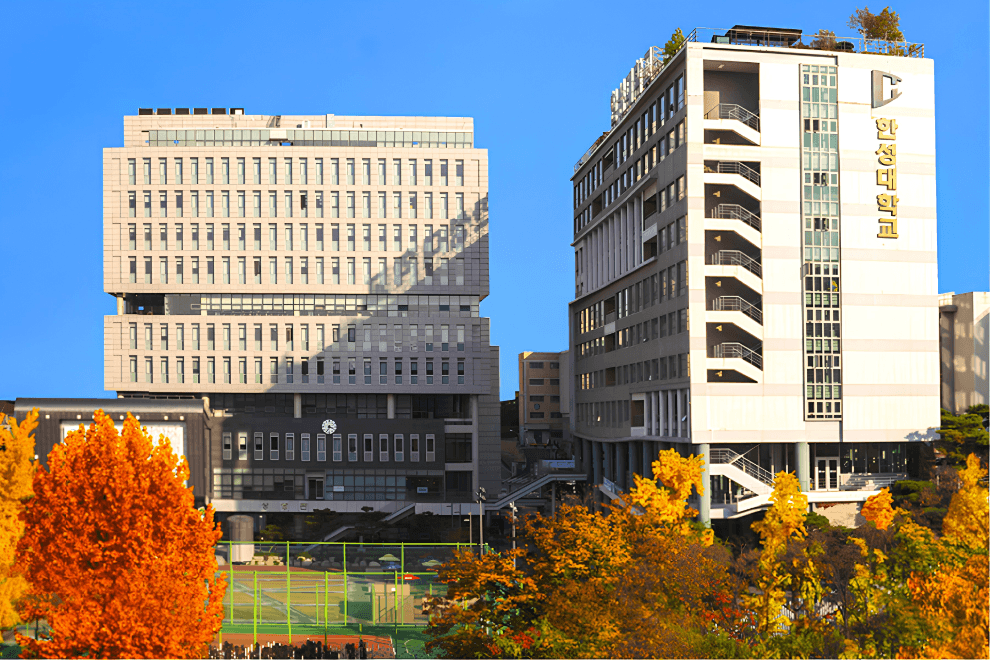 Khu giảng đường hiện đại tại Đại học Hansung