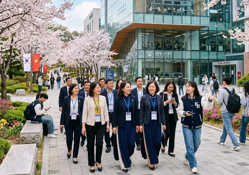 Nối Dài Trách Nhiệm Với Thế Hệ Trẻ: Đoàn Thầy Cô THPT Đồng Hành Cùng DYNAMIC GLOBAL Khảo Sát Hệ Thống Giáo Dục Hàn Quốc