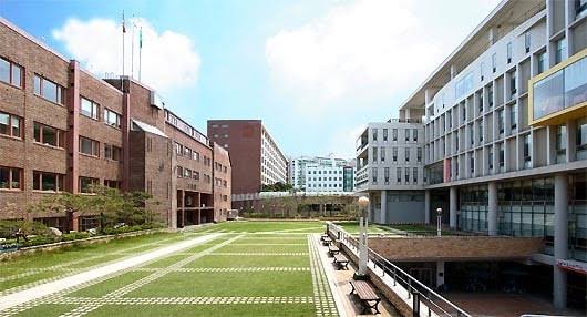 Khuôn viên xanh  của Đại học Hansung